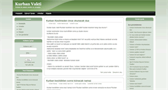 Desktop Screenshot of kurbanvakti.com