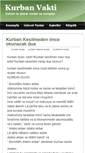 Mobile Screenshot of kurbanvakti.com