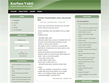 Tablet Screenshot of kurbanvakti.com